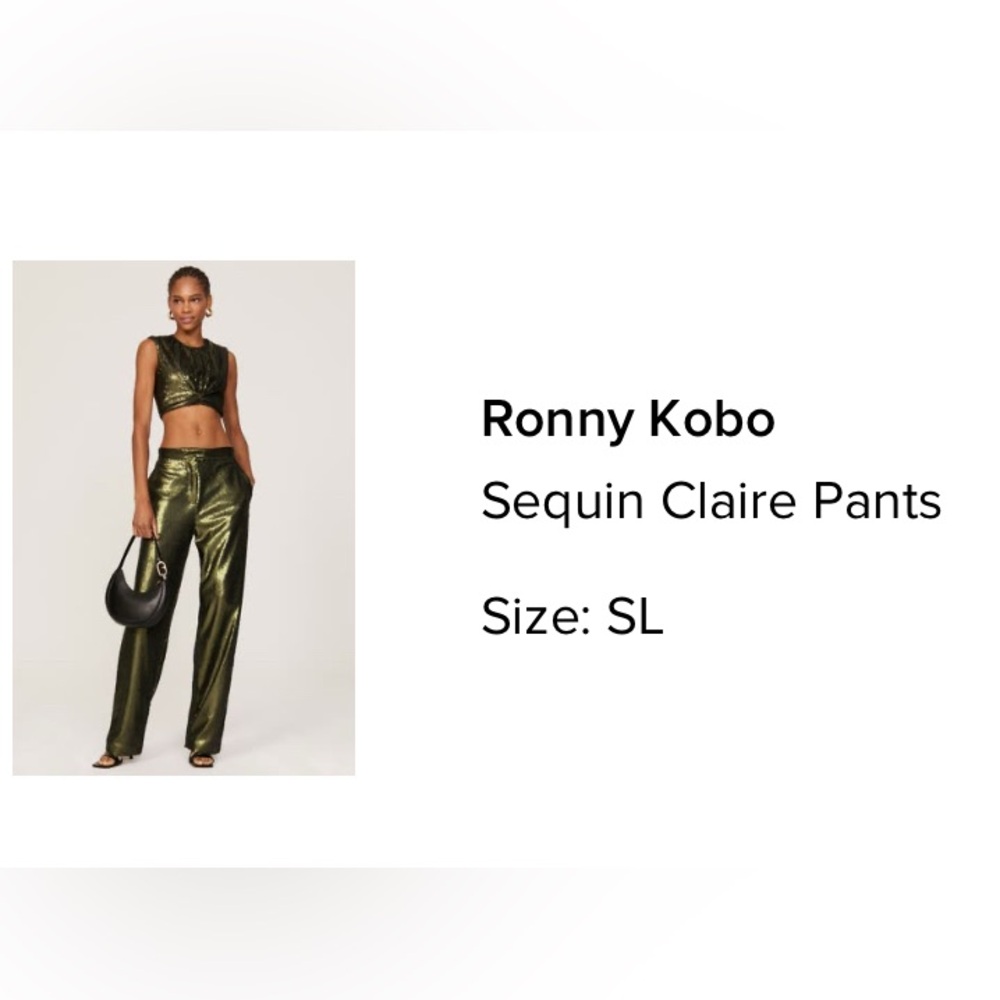 Ronny Kono Sequin Claire Pant- Used